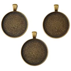 Wholesale 👏 Found Objects™ Round Frame Charms by Bead Landing™ 🥰