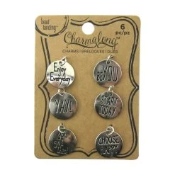 Best deal 🔥 Charmalong™ Enjoy Everyday Word Charms by Bead Landing™ 🧨 -Deals Bead Landing Store 10421489