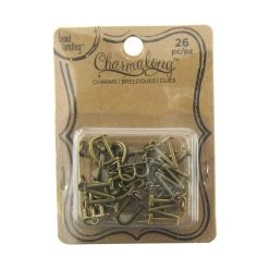 Coupon 🎉 Charmalong™ Oxidized Brass Letter Charms by Bead Landing™ 🔔 -Deals Bead Landing Store 10421568