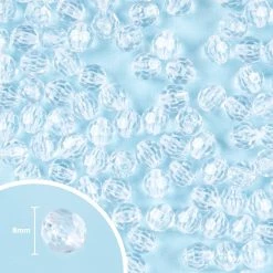 Coupon 🤩 Bead Landing™ Faceted Acrylic Round Bead Value Pack, 8mm 🔔 -Deals Bead Landing Store 10442733 3