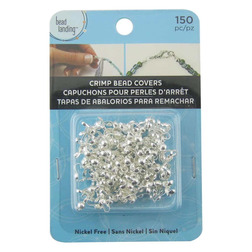 Best Sale ⌛ 10mm Silver Clam Shell Crimp Bead Covers by Bead Landing™ ⌛ 3 Best Sale ⌛ 10mm Silver Clam Shell Crimp Bead Covers by Bead Landing™ ⌛