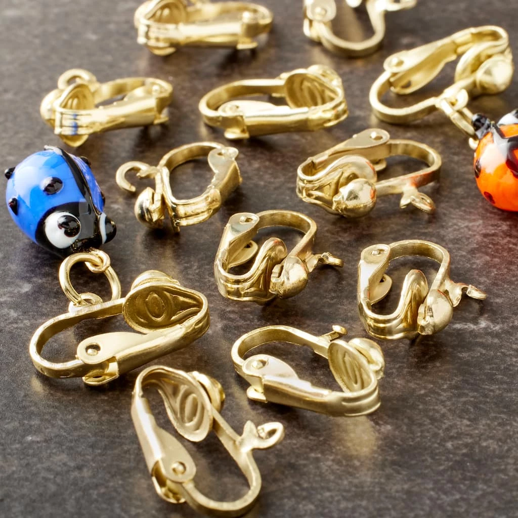 Deals ๐งจ Bead Landing™ Clip On Earring With Loop, Gold ๐ 4 Deals ๐งจ Bead Landing™ Clip On Earring With Loop, Gold ๐ - Image 2