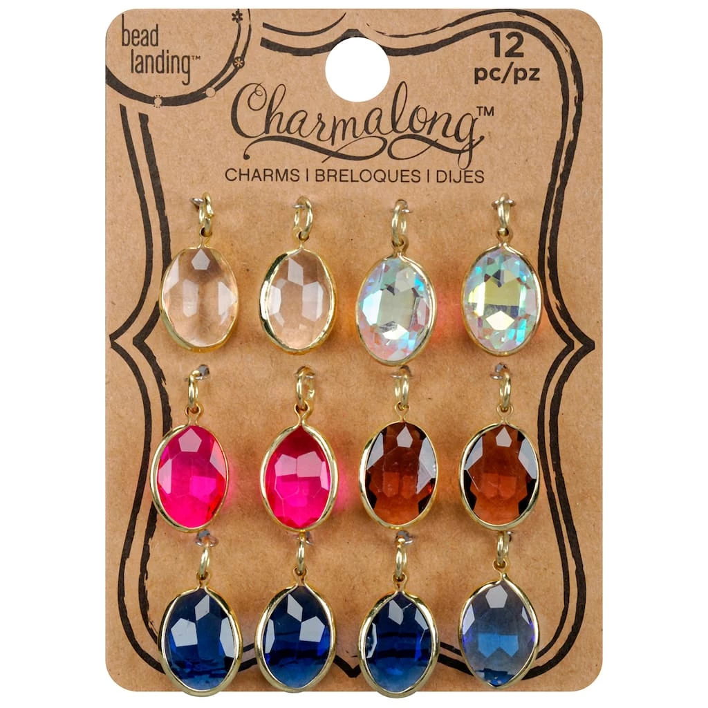 Buy 👏 Charmalong™ Multicolored Drop Gem Charms By Bead Landing™ ✨ 3 Buy 👏 Charmalong™ Multicolored Drop Gem Charms By Bead Landing™ ✨