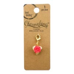 Flash Sale 😀 12 Pack: Charmalong™ Rose Locket Charm by Bead Landing™ 💯