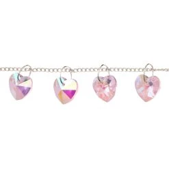 Buy 👍 Pink Aurora Borealis Faceted Glass Heart Beads, 14mm by Bead Landing™ 🛒