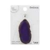 New ✨ Sedona Purple Agate Slice Pendant by Bead Landing™ ⭐ -Deals Bead Landing Store 10466665
