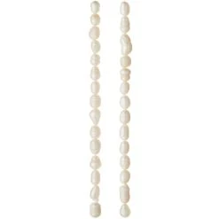 Flash Sale 🔔 White Pearl Oval Bead, 9mm by Bead Landing™ ✔️ -Deals Bead Landing Store 10467348 30