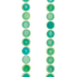 Coupon 🛒 Turquoise Ceramic Roundel Beads, 8mm by Bead Landing™ 🎉