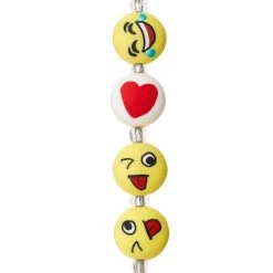 Buy ✨ Emoji Face Resin Round Beads, 11mm by Bead Landing™ 😍
