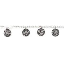 Outlet 😉 Silver Zodiac Metal Beads, 17mm by Bead Landing™ ⌛