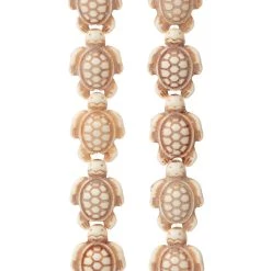 Deals 🧨 White & Green Reconstituted Stone Tortoise Beads, 18mm by Bead Landing™ 😀