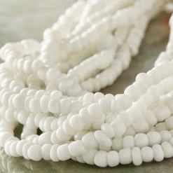 Cheapest 😍 White Glass Rondelle Seed Beads, 6/0 by Bead Landing™ 👍 -Deals Bead Landing Store 10471880 20