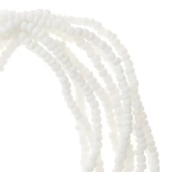 Cheapest 😍 White Glass Rondelle Seed Beads, 6/0 by Bead Landing™ 👍 -Deals Bead Landing Store 10471880 31