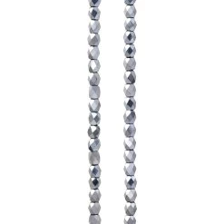 Top 10 ❤️ Silver Iridescent Glass Tube Beads, 4mm by Bead Landing™ 🧨
