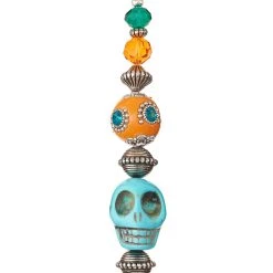 Top 10 ✔️ Orange & Turquoise Bohemian Strung Beads by Bead Landing™ 💯