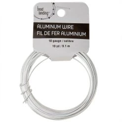 Wholesale ๐ Rhodium 18-Gauge Aluminum Wire By Bead Landing™ ๐ฏ