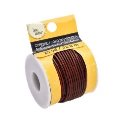 Budget ⌛ 6 Pack: 2mm Mahogany Round Leather Cord by Bead Landing™ 🔔 -Deals Bead Landing Store 10481537