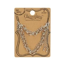 Wholesale 🔥 Charmalong™ Rhodium Roll Chain Bracelets By Bead Landing™ 👏