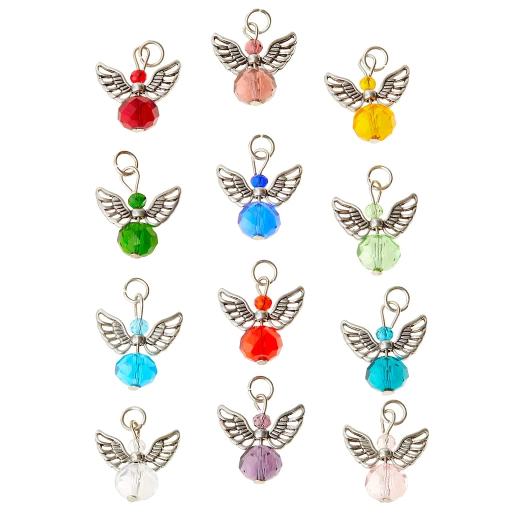 Top 10 🥰 Charmalong™ Angel Gem Charms By Bead Landing™ 🔔 3 Top 10 🥰 Charmalong™ Angel Gem Charms By Bead Landing™ 🔔