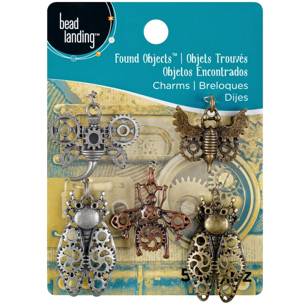 Brand new 💯 Found Objects™ Insect Charms By Bead Landing™ ✔️ 5 Brand new 💯 Found Objects™ Insect Charms By Bead Landing™ ✔️ - Image 3