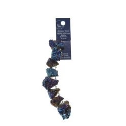 Outlet ✔️ 12 Pack: Blue Iridescent Druzy Agate Chunks by Bead Landing™ 🛒 -Deals Bead Landing Store 10484393 1