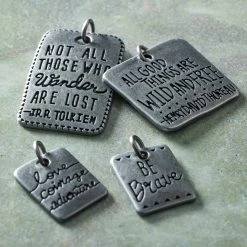 Discount 🤩 Charmalong™ Oxidized Silver Word Charms By Bead Landing™ 😉 -Deals Bead Landing Store 10505585 20