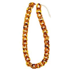 New 😉 Tortoise Curb Link Chain Necklace By Bead Landing™ 😉