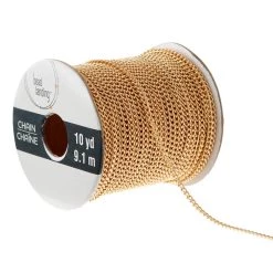 Coupon ⭐ Hamilton Gold Mini Curb Chain Spool By Bead Landing™ ⌛