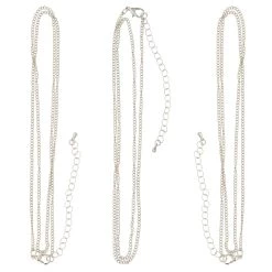 Budget 😍 Rhodium Cuban Curb Chain Necklaces By Bead Landing™ ✔️