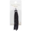Brand new 👍 Signature Color Shop Black Beaded Tassel Pendant By Bead Landing™ ⌛ -Deals Bead Landing Store 10506487