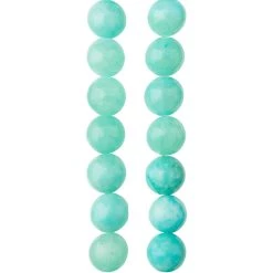 Cheap 🌟 Light Teal Quartzite Round Beads, 8mm by Bead Landing™ ⌛