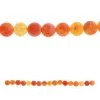 Cheapest ⌛ 12 Pack: Orange Crackle Agate Round Beads, 10mm by Bead Landing™ 😀 -Deals Bead Landing Store 10507402
