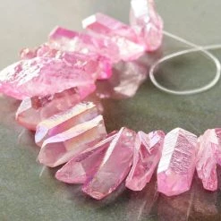 Brand new 🤩 Light Pink Crystal Quartz Stick Beads by Bead Landing™ 😍 -Deals Bead Landing Store 10507414 20