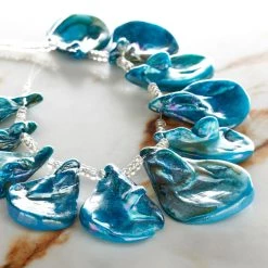 Promo 😀 Teal Shell Teardrop Beads, 34mm by Bead Landing™ 🤩 -Deals Bead Landing Store 10508455 21