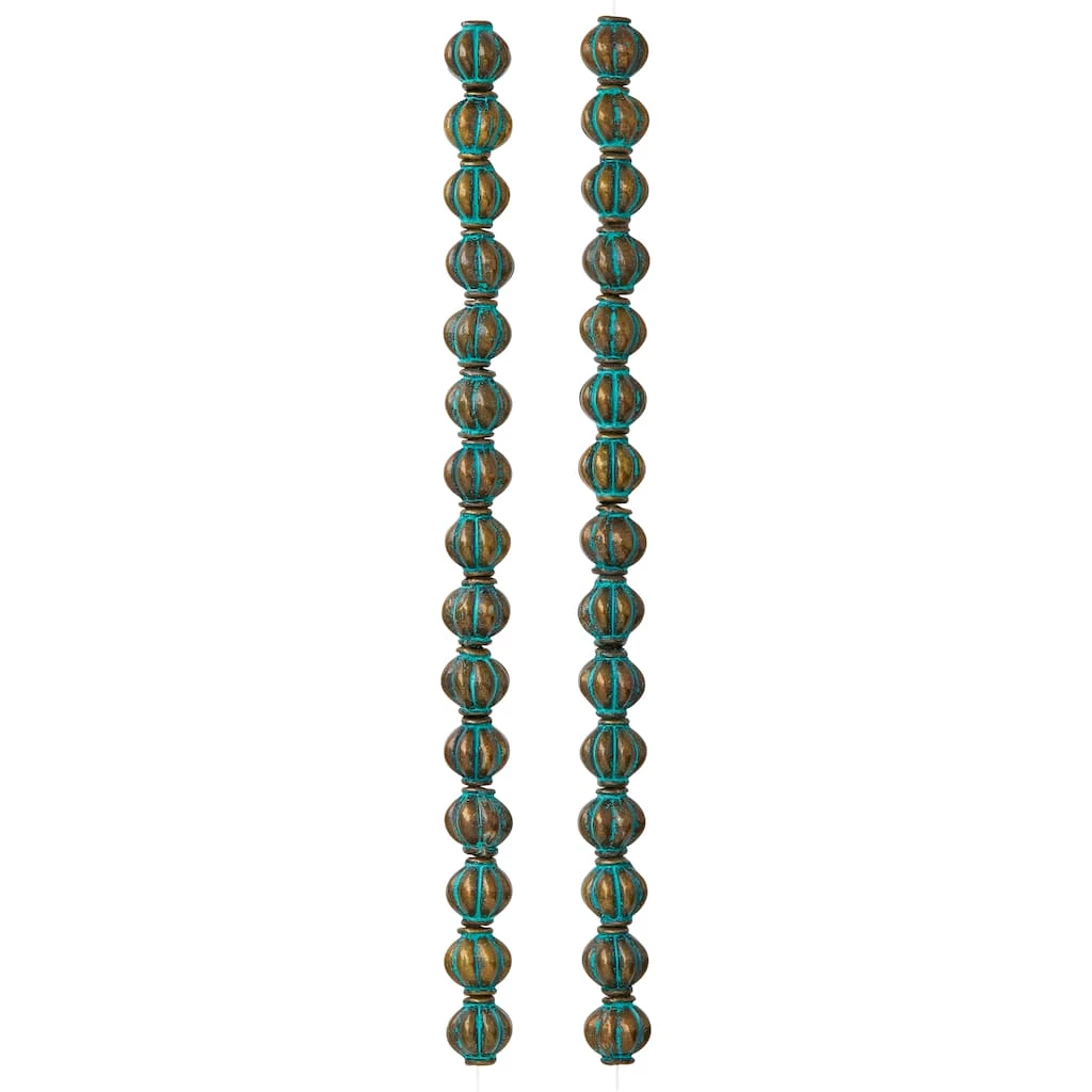 Best Sale 👍 Patina Metal Lantern Beads, 8mm by Bead Landing™ ✔️ 5 Best Sale 👍 Patina Metal Lantern Beads, 8mm by Bead Landing™ ✔️ - Image 3
