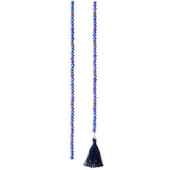Cheapest 🤩 Blue Mixed Glass & Metal Rondelle Beads with Tassel, 4mm by Bead Landing™ 🔥 -Deals Bead Landing Store 10508460 30