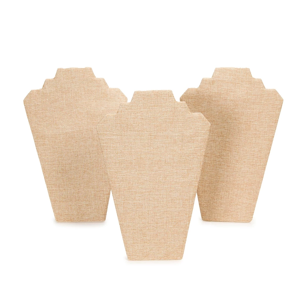 Budget 😀 8 Packs: 3 ct. (24 total) Burlap Easel-Back Jewelry Display Stand by Bead Landing™ 🔔 4 Budget 😀 8 Packs: 3 ct. (24 total) Burlap Easel-Back Jewelry Display Stand by Bead Landing™ 🔔 - Image 2