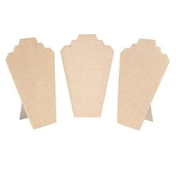 Budget 😀 8 Packs: 3 ct. (24 total) Burlap Easel-Back Jewelry Display Stand by Bead Landing™ 🔔