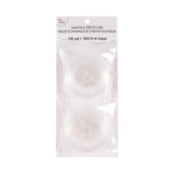 Buy 🎁 6 Packs: 2 ct. (12 total) Everyday Clear Stretch Lacing by Bead Landing™, 110yd. 😀