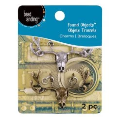 Budget 🥰 12 Packs: 2 ct. (24 total) Found Objects™ Oxidized Brass & Silver Elk Charms by Bead Landing™ 👏 7 Budget 🥰 12 Packs: 2 ct. (24 total) Found Objects™ Oxidized Brass & Silver Elk Charms by Bead Landing™ 👏 -Deals Bead Landing Store 10546153 1