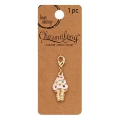 Best reviews of 😉 12 Pack: Charmalong™ Gold Ice Cream Cone Charm by Bead Landing™ ✔️