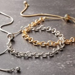 New 🌟 Charmalong™ Gold & Rhodium Bracelets By Bead Landing™ 👏 -Deals Bead Landing Store 10546374 20