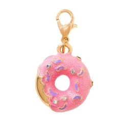 Best Pirce ⭐ Charmalong™ Pink & Gold Donut Charm By Bead Landing™ 👍