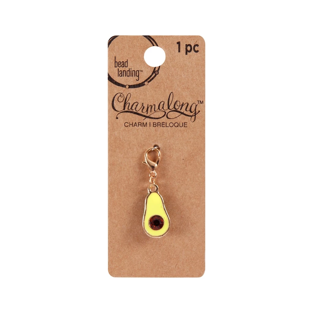 Budget 😉 Charmalong™ Green & Gold Avocado Charm by Bead Landing™ 😀 5 Budget 😉 Charmalong™ Green & Gold Avocado Charm by Bead Landing™ 😀 - Image 3