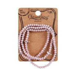 Wholesale 🤩 Charmalong™ Lavender Bead Bracelet By Bead Landing™ 🔥 -Deals Bead Landing Store 10546391
