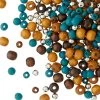 Flash Sale ❤️ Craft Brown & Turquoise Mixed Wooden Beads By Bead Landing™ 🔥 -Deals Bead Landing Store 10547377 30