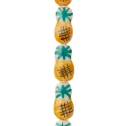 Best Pirce 😀 Yellow Pineapple Ceramic Beads, 21mm by Bead Landing™ 🤩