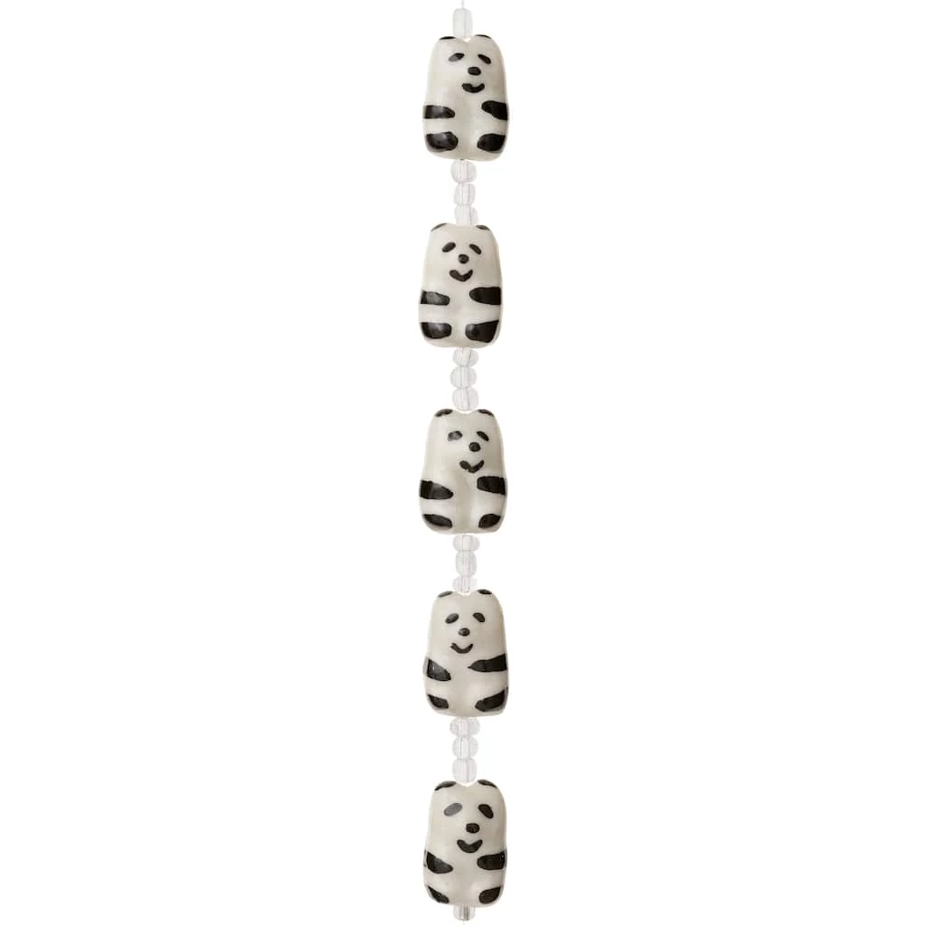 Flash Sale ๐ Black & White Ceramic Panda Beads, 19mm by Bead Landing™ ๐ 5 Flash Sale ๐ Black & White Ceramic Panda Beads, 19mm by Bead Landing™ ๐ - Image 3