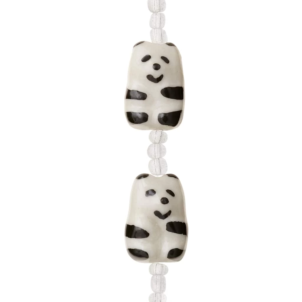 Flash Sale ๐ Black & White Ceramic Panda Beads, 19mm by Bead Landing™ ๐ 3 Flash Sale ๐ Black & White Ceramic Panda Beads, 19mm by Bead Landing™ ๐