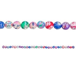 Cheapest 🎉 12 Pack: Multicolor Rhinestone Clay Round Beads, 6mm by Bead Landing™ 👏
